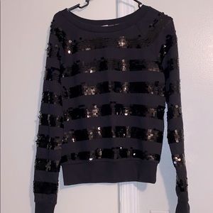 Victoria Secret PINK sequined crew neck sweater